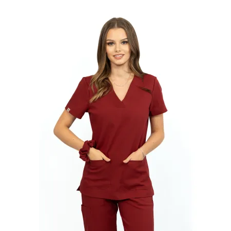 Bluzka medyczna SCRUBS MEDI TEDDY - COSTA MERLOT SCRUB